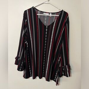 Susan Graver liquid knit top XL